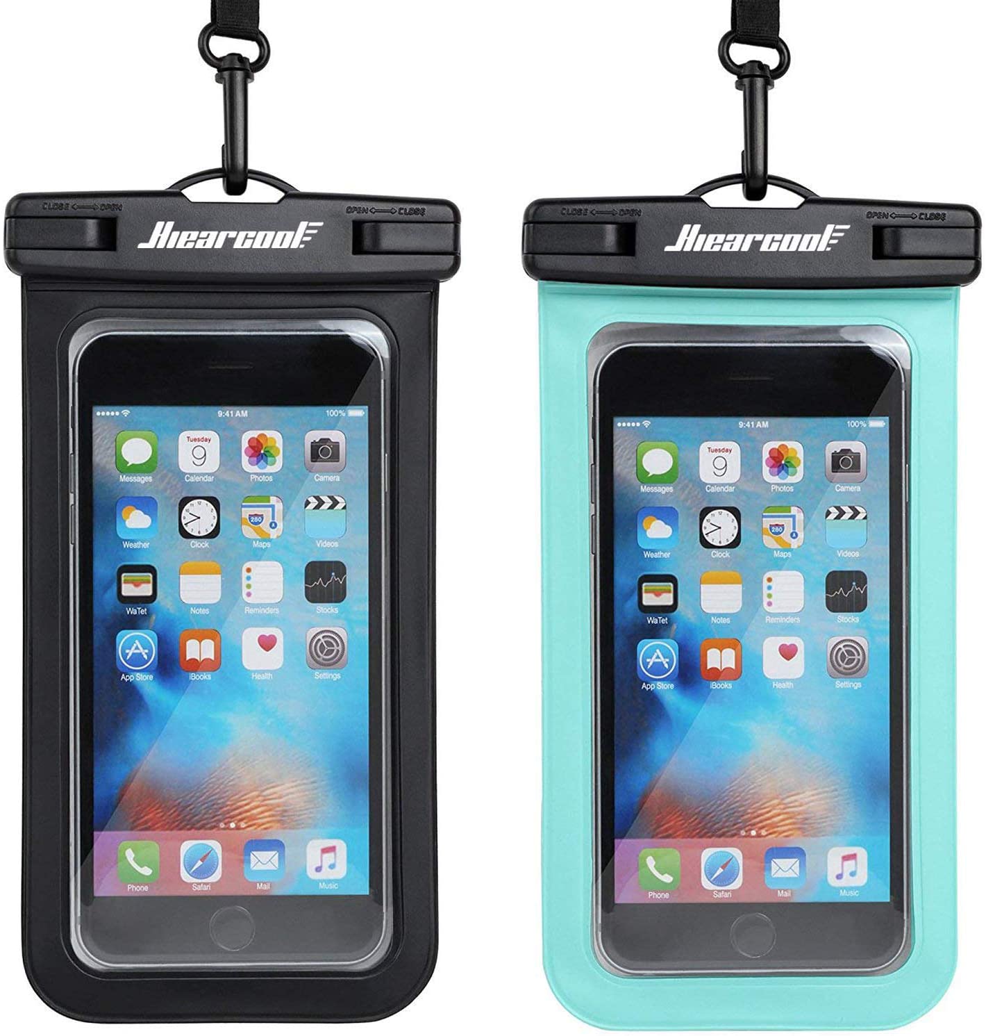 Universal Waterproof Case,Waterproof Phone Pouch Compatible for iPhone 13 12 11 Pro Max XS Max XR X 8 7 Samsung Galaxy s10/s9 Google Pixel 2 HTC Up to 7.0