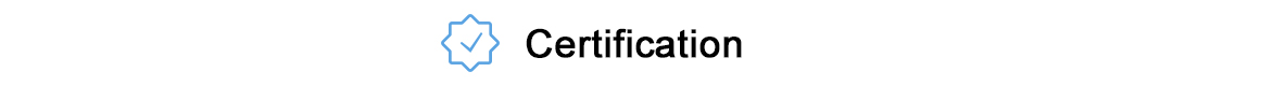 Certification