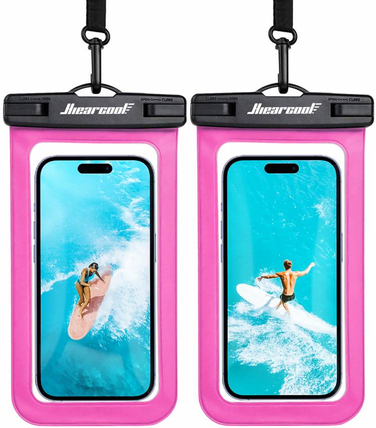 Hiearcool Waterproof Phone Pouch,Waterproof Phone Case for iPhone 16 15 14 13 Pro Max Plus up to 8.3